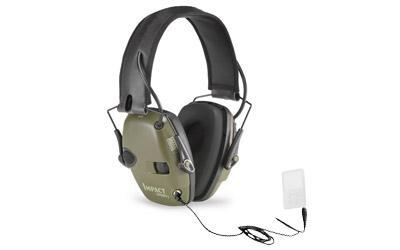 Howard Leight Impact Sport Electronic Earmuff Hearing Protection - Hunter  Green