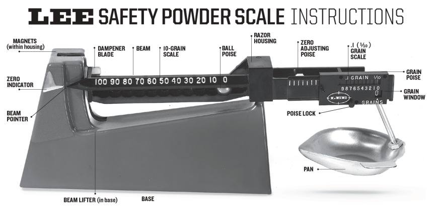 Lee 90681 Safety Powder Scale 1 All 100 Grain 