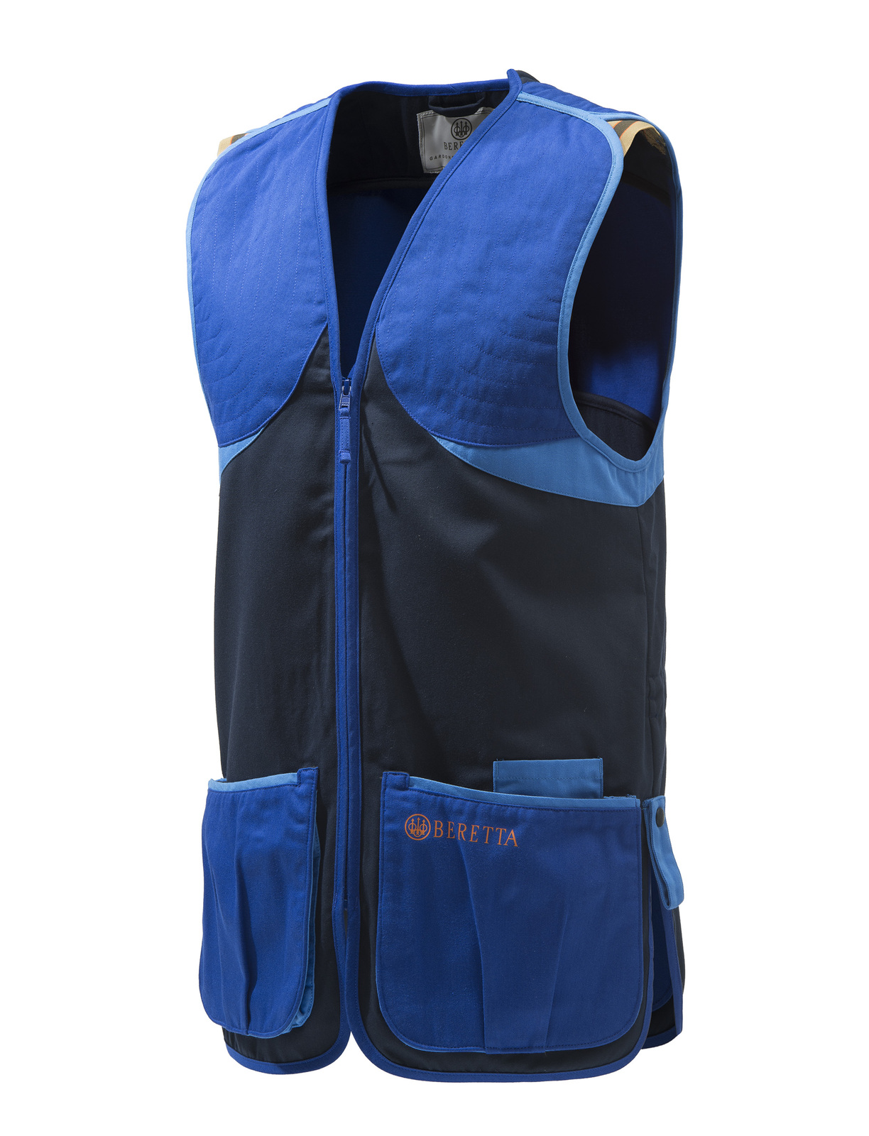 Beretta Shooting Vest Full Cotton Blue Navy Club Member Up To 30 Off Earn Bonus Points