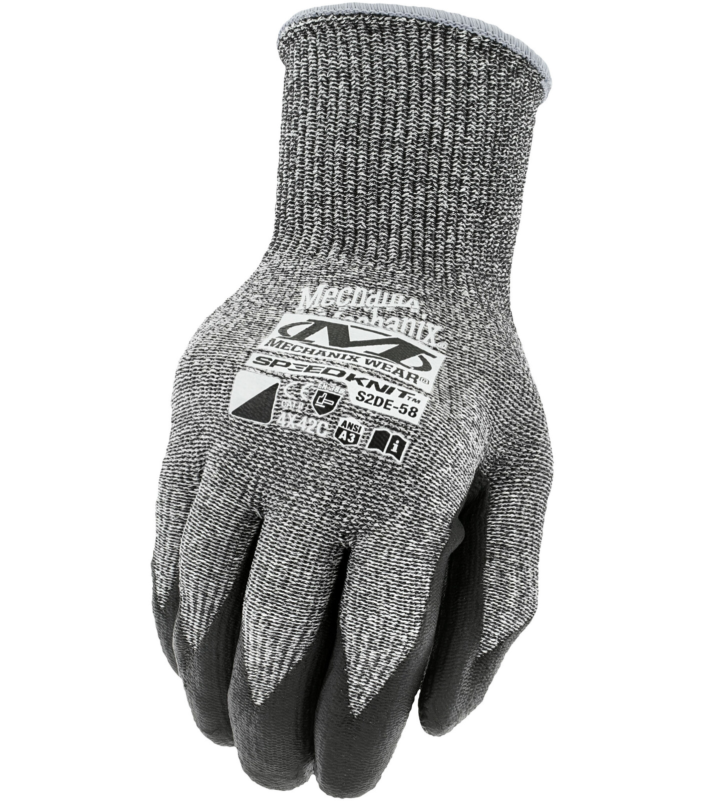 Mechanix Wear Speedknit Cr5 CutResistant Gloves Grey s2De58 Club