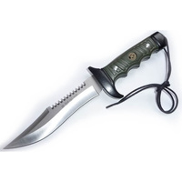 New Nieto Montana Hunting Knife Zamak Handle 11cm-18cm Blade W/ Sheath