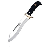 New Nieto Adventurer Hunting Knife Forprene Handle 18cm-21cm Blade W/ Sheath