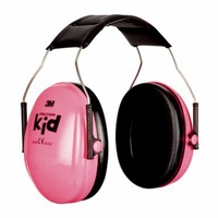 3m Peltor Passive Head Band Earmuffs 27db - Neon Pink For Kids #h510ak-442-re