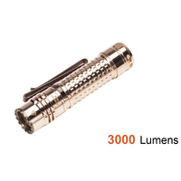 Acebeam Compact Copper Edc Torch - 3000 Lumen With 18650 Battery #tk18-cu