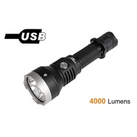 Acebeam Compact Rechargeable Led Tactical Torch - 4000 Lumen #l30 Gen Ii
