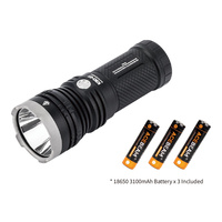 Acebeam Compact Ultra Throw Handheld Led Searchlight - 5500 Lumen 1024m With 3x 18650 Batteries #k30gt