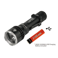 Acebeam Compact Ultra-long Throw Tactical Flashlight - 1400 Lumen Red Green White With 18650 Battery #l17