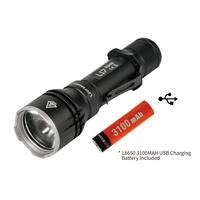 Acebeam Compact Ultra-Long Throw Tactical Flashlight - 1400 Lumen Red Green White With 18650 Battery #l17