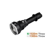 Acebeam Tactical 1650 Lumens Best Long Range Search Flashlight - White 1300m Throw W Battery #l19