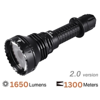 Acebeam L19 2.0 Long Range Flashlight - White Led (osram Pm1)-throw 1300m 1,650 Lumens #L19 2.0 Osram White
