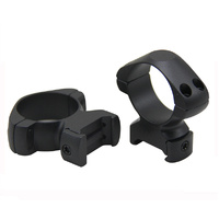 Accura Ac30hwp 30mm High Steel Scope Rings For Weaver Picatinny Rails