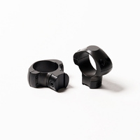 Accura Ac30h22 30mm High Steel Scope Rings For 3/8th Dovetail .22 & Air Rifles
