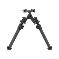 Accura Ac-bp01cb Carbon Fiber Bipod 6.9-9.8 Inch With Picatinny Mount & Cant