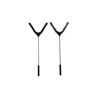 Allen Ez Aim Clay Target Holder Steel Ground Stake With Slotted Top - 2pk Black #al15386