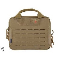 Allen Al10816 Tac Six Crew Tactical Pistol Case For Two Handguns 10"x8" Coyote