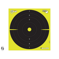 Allen Ez Aim Splash Al15213 Bullseye Target 8 Inch Reactive 25 Pack