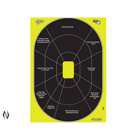 Allen Al1522030 Ez Aim Splash Reactive Handgun Trainer Target 12x18 30 Pad