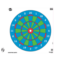 Allen Al15638 Paper Shooting Target Assortment 12x12 Inch 9pk Plinking Day Away