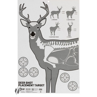 Allen Ez Aim Al15810 Corrugated Target Deer Vitals 23x35 Inch 1 Pack