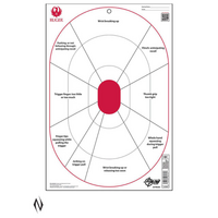 Allen Ruger Al27999 Handgun Trainer Target 12x18 Inch 20-Pack Diagnostic