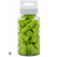 Allen Al4131 Ultrx Tapered Foam Ear Plugs 25pk Jar Lime 32 Nrr