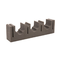 Allen Al5658 Magnetic 3 Gun 4 Rod Holder Foam Padded Safe Vehicle Mount