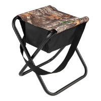 Allen Al5914 Vanish Folding Seat Hunting Stool Realtree Edge Camo Steel Frame Portable