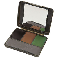 Allen Vanish Al6115 Camo Face Paint Compact 4 Colours Built-In Mirror Skin-Friendly