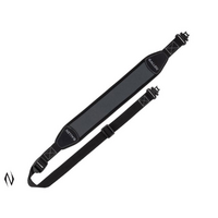 Allen Al8534 Cascade Lite Rifle Shotgun Sling Neoprene Swivels Grey Black Adjustable 30-40in