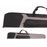 Allen 52 Inch Anthracite Shotgun Case W Side Pocket  - Heather Grey Black #al61052