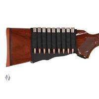 Allen Classic Durable Butt Stock Rifle Cartridge Holder 9 Rounds - Black #al206