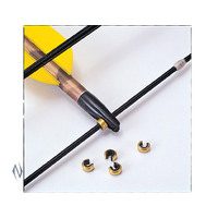 Allen Lightweight Crimp On Brass Bowstring Nocking Points Set - 5pk #al540
