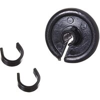 Allen Soft Polymer Material Kisser Button Metal Clips For String - Black #al161