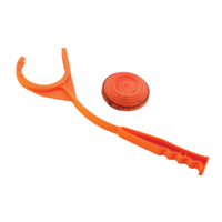 Allen Company Target Thrower Hand Held Shooters Plastic - Orange Clay #22701