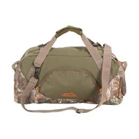 Allen Terrain Basin Travel And Hunting Duffel Bag Neoprene Handle Wrap With Pouch - Small Green Realtree Edge #19213