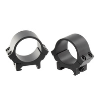 Aimpoint 30mm Medium Rings - Black Aluminum One Pair For 9000 Sights #12229