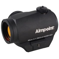 Aimpoint Micro H-1 Red Dot Weapon Sight - Waterproof 2moa With Weaver Mount #200018