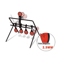 Auto Resetting Spinner Shooting Target 2.5mm For Air Gun