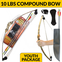 Apex Hunting 10Lbs Youth Compound Bow Package - Camo #cb008Ac