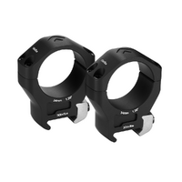 Arken Halo Ti Titanium Scope Rings 7075 T6 Aluminum Matte Black Hrt34126