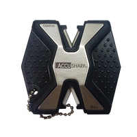 Accusharp Diamond Pro 2-step Knife Sharpener - Brushed Aluminum #a017c