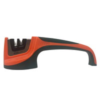 Accusharp Pull-through Knife Sharpener Ergonomically Designed Handle - Orange/green #a039c