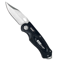Accusharp Anodized Aluminum And Stainless Steel Sport Knife - Black #a703c