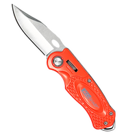 Accusharp Anodized Aluminum And Stainless Steel Sport Knife - Orange #a709c