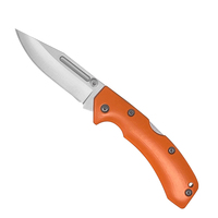 Accusharp Lightweight Lockback Folding Pocket Knife - Orange #a712c