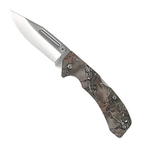 Accusharp Lightweight Folding Pocket Lockback  Knife - Camo #a713c
