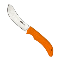 Accusharp 4-in. 420 Stainless Steel Butcher Knife - Non-slip Rubber Grip In Blaze Orange #a732c
