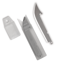 Accusharp 6-pack Replacement Blades For The Replaceable Blade Razor Knife - 3.5-in 420 Stainless Steel #a742c