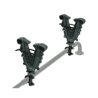 Atv Tek Rider Rack V-grip Handlebar Mount Rifle And Bow Holder