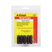 A-Zoom Az10 Snap Caps 10mm Auto 5-Pack Aluminium